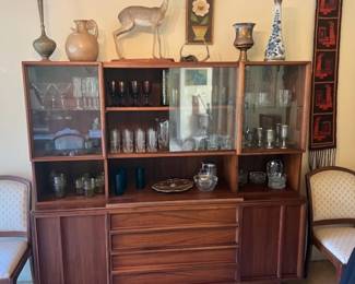 Brown Saltman Sideboard/Hutch