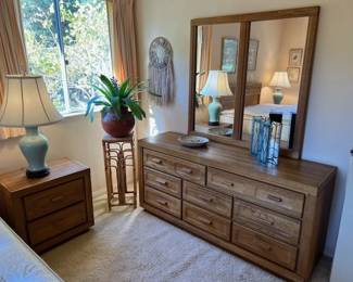 Triple Dresser with Mirror