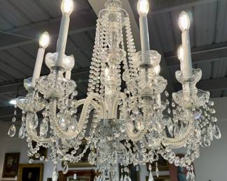 Gorgeous Crystal Chandelier vintage USA