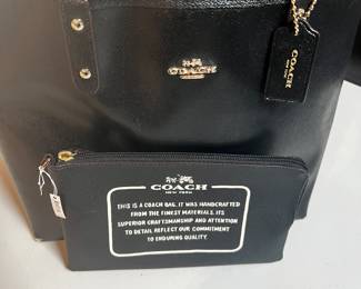 Vintage Coach Bag w/clutch bag