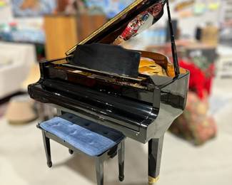 This Weber Grand Piano is discounted 2,400 to 1,900 nice condition w/bench…Classy