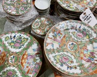 Antique Rose Medallion Large Collection/Set sold together as One set