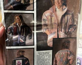 Oregon Trail Jacket Pattern Unused + others
