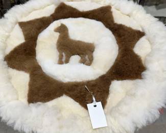 Ethnic Rug small /Llama