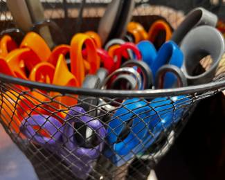 Lots small supplies…like multiple Scissors 