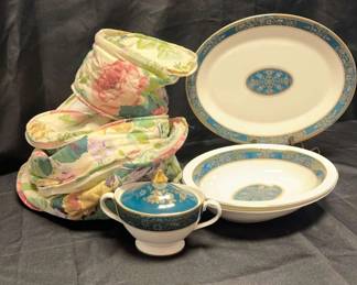 Royal Doulton Carlyle Serving Platter Sugar Cup 2 Bowls Storage Container