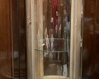 Light Up Display Cabinet With Cupboard