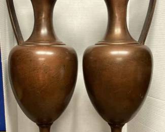 2 Vintage Copper Pitchers