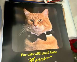 Large selection of Morris the cat calendars
