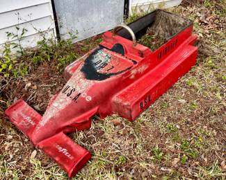 Vintage fibreglass go-kart body