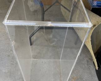 Sculpture stand Lucite acrylic