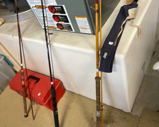 Fishing rods and reels