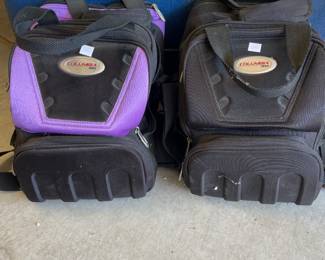 The purple bowling bag and ball has sold - we still have the black! 