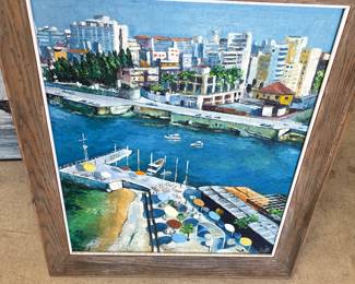 Byron Wrigley Lebanon 1966 Nephew of the chewing gum Baron, WIlliam Wrigley - artist working in the early 1960's