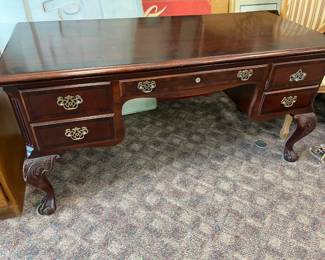 Large Mahogany Desk