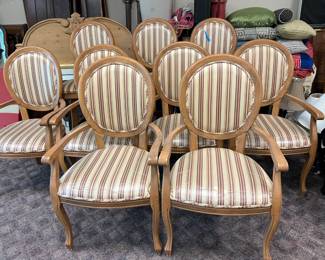 Set 6 Armchairs 3 Bar Stools
