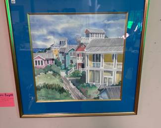 D. Burgess signed and numbered print