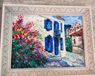 Original Oil on Canvas signed Janet (Tillery?) 