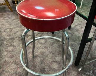 Vintage Chrome Barstool