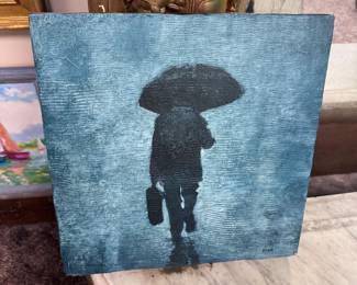 Original David Kidd Painting on Board