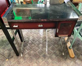 Vintage Art Deco Style  sterilizer Table