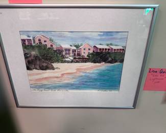 Signed print by R. Vallis 