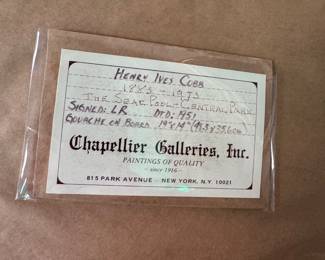 Entitled “The Seal Pool - Central Park”