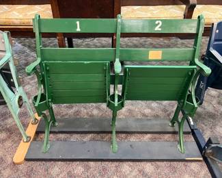 Pair Crosley Field (Cincinnati Reds) stadium seats