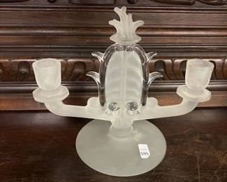 Tiffin Elegant Double Candlestick