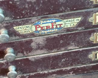 Detail of PerFit Logo on Case