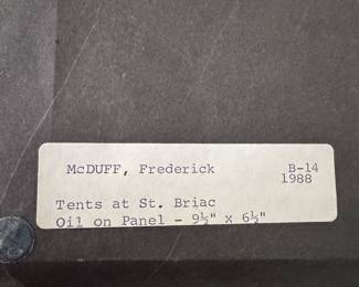 Detail - Entitled “Tents at St. Briac”