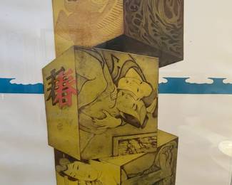 Firebird by Makoto Ouchi pencil signed & numbered,from the Narrative Cube Series