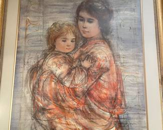 Large litho by Hibel