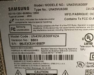 Samsung Flatscreen TV