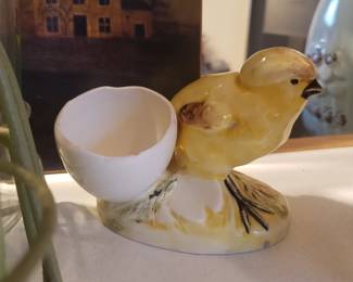 Vtg. Chickadee egg cup 