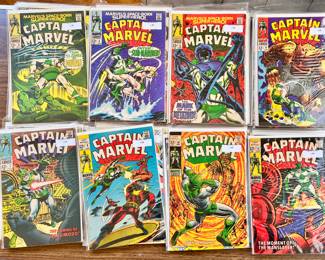 No discount-Per clients request  Vtg. Captain Marvel comics #3 through #29