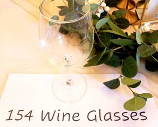 154 Wine Glasses w/boxes 