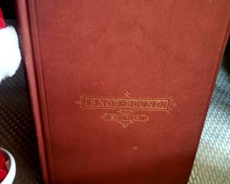 Vtg Snow Bound by Whittier book
