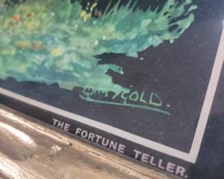 The Fortune Teller Lithograph, Mary Gold