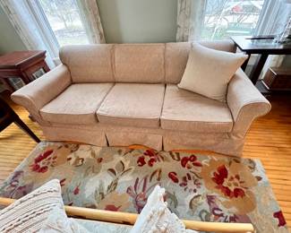 Sleeper sofa w/custom slipcover that can be removed and washed 