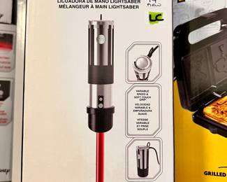 new in box - Star Wars Lightsaber hand blender 