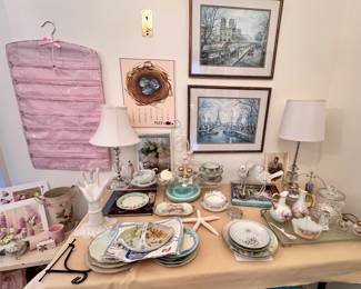 Lots of beautiful dishes and more