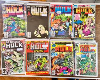 No discount-Per clients request  Vtg. HULK comics #244 through #420 and Annual, Special, King Size, Double Sized Annual 