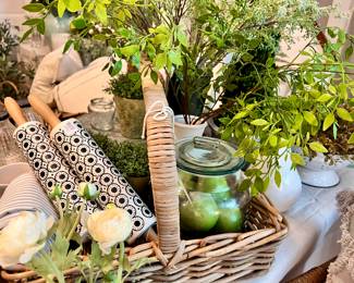 New and beautiful home decor items from Lauren at Boxwood in W. Dundee 