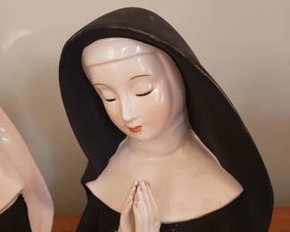 Vintage Napco Nun Head Planter