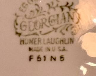 Eggshell, Georgian - Homer Laughlin dish set 