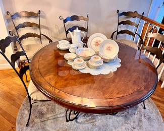 top view - and Eggshell, Georgian - Homer Laughlin dish set 