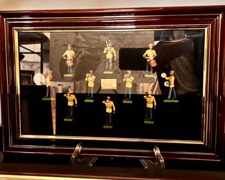 Framed William Britain #5391 - miniature  metal soldier collection - US Army Band of Washington DC