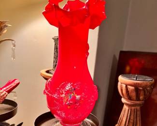 Red, Very Red Vase 