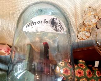 Vintage D'Angelo East Dundee, IL Natural Spring Water Glass Bottle